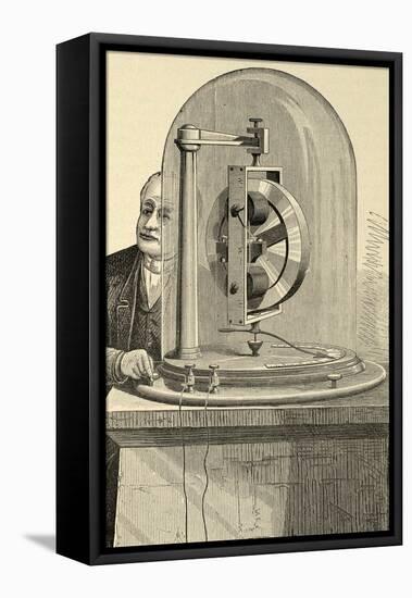 Gyroscope-Science Source-Framed Premier Image Canvas