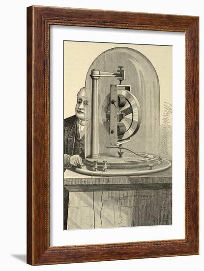 Gyroscope-Science Source-Framed Giclee Print