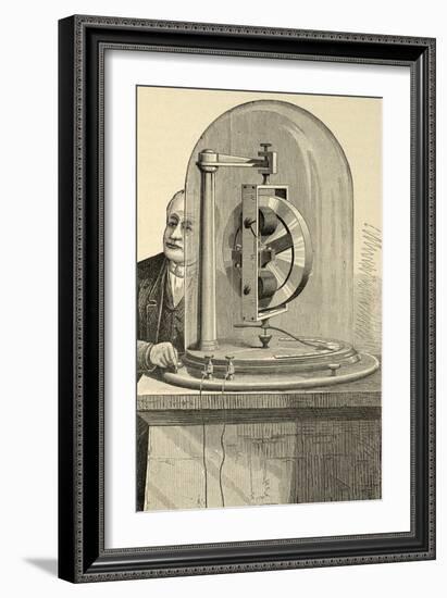 Gyroscope-Science Source-Framed Giclee Print