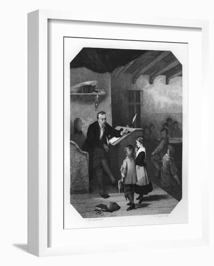 Gysbert Japiks, 17th Century Frisian Writer, Poet, Schoolteacher and Cantor, C1870-H Sluyter-Framed Giclee Print