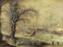 Winter Landscape (Oil on Canvas)-Gysbrecht Lytens or Leytens-Framed Giclee Print
