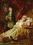 Louis XV and Madame Dubarry-Gyula Benczur-Framed Giclee Print