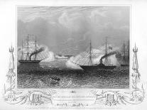 The Gallant Affair of the 'Hecla' and 'Arrogant, 1854-H Bibby-Giclee Print