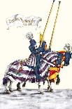 German Knights in Horseback in Procession-H. Burkmair-Art Print