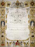 Illuminated Address from the Corporation of London to Louis Philippe of France, 1844-H Dowse-Mounted Giclee Print