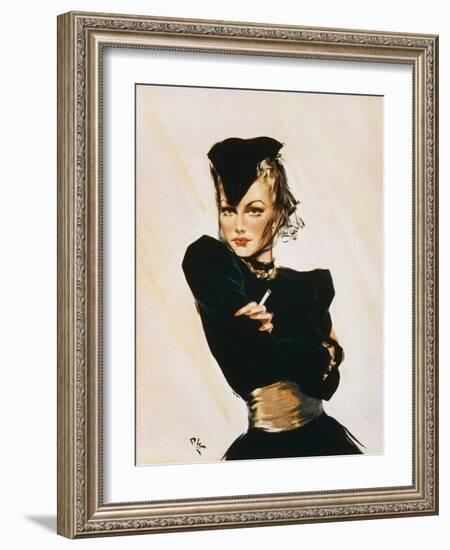 H.E.-David Wright-Framed Art Print