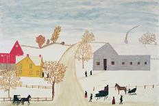 Amish Village-H.F. Lang-Mounted Giclee Print