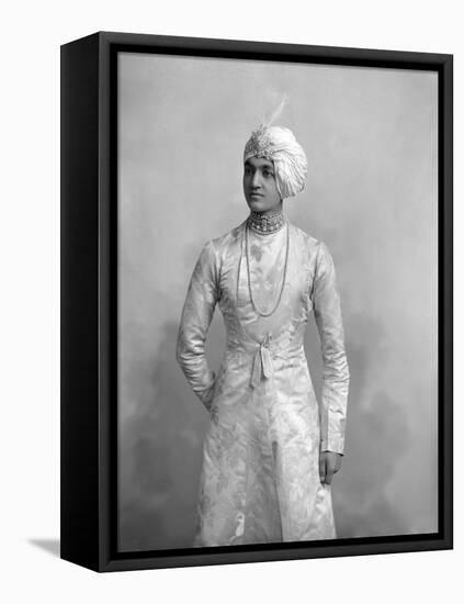 H.H. Maharaja Shri Raj Rajeshwar Narayan Bhup Bahadur-James Lafayette-Framed Premier Image Canvas