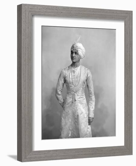 H.H. Maharaja Shri Raj Rajeshwar Narayan Bhup Bahadur-James Lafayette-Framed Giclee Print