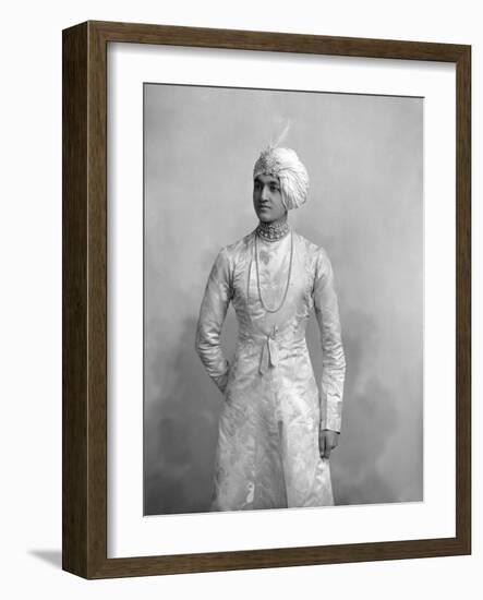 H.H. Maharaja Shri Raj Rajeshwar Narayan Bhup Bahadur-James Lafayette-Framed Giclee Print