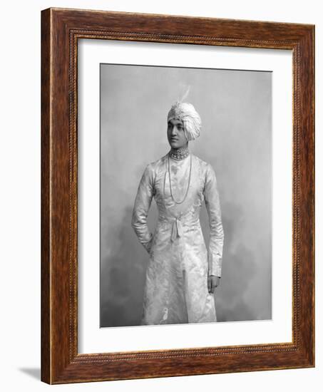 H.H. Maharaja Shri Raj Rajeshwar Narayan Bhup Bahadur-James Lafayette-Framed Giclee Print