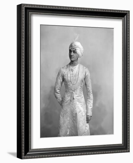 H.H. Maharaja Shri Raj Rajeshwar Narayan Bhup Bahadur-James Lafayette-Framed Giclee Print