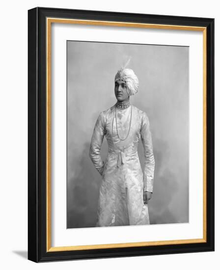 H.H. Maharaja Shri Raj Rajeshwar Narayan Bhup Bahadur-James Lafayette-Framed Giclee Print