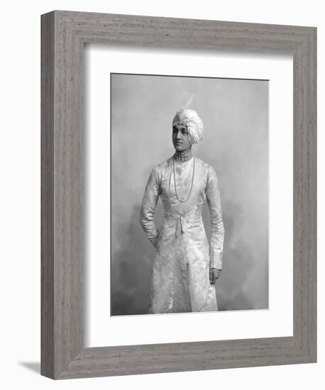 H.H. Maharaja Shri Raj Rajeshwar Narayan Bhup Bahadur-James Lafayette-Framed Giclee Print