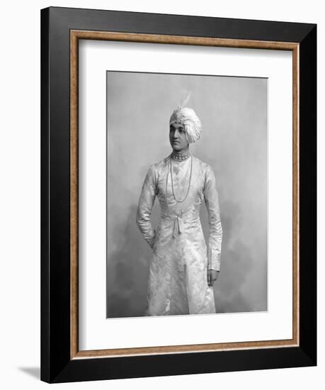 H.H. Maharaja Shri Raj Rajeshwar Narayan Bhup Bahadur-James Lafayette-Framed Giclee Print