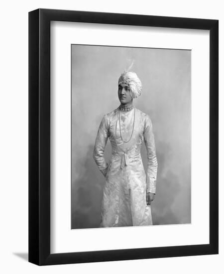 H.H. Maharaja Shri Raj Rajeshwar Narayan Bhup Bahadur-James Lafayette-Framed Giclee Print