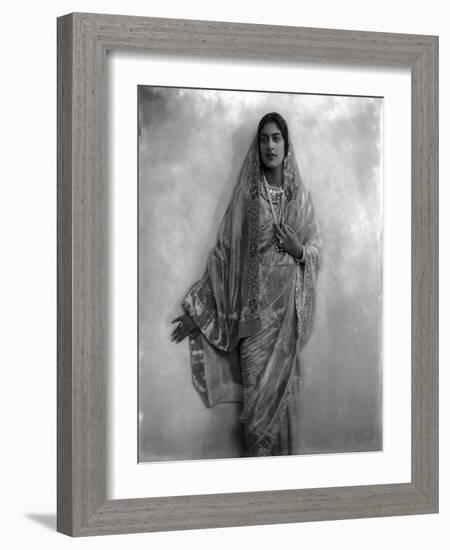 H.H. Rani Shri Amrit Kaur Sahib-James Lafayette-Framed Giclee Print