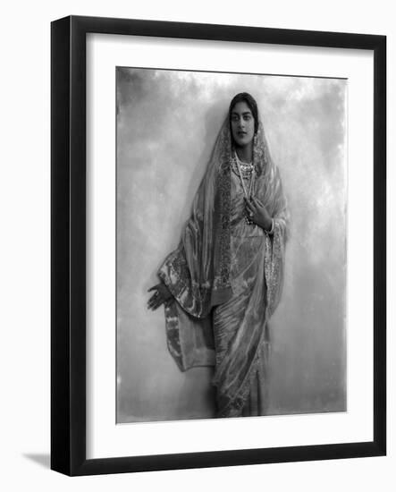 H.H. Rani Shri Amrit Kaur Sahib-James Lafayette-Framed Giclee Print