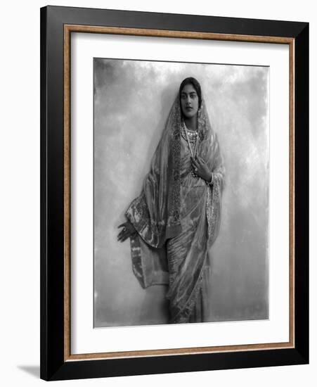 H.H. Rani Shri Amrit Kaur Sahib-James Lafayette-Framed Giclee Print