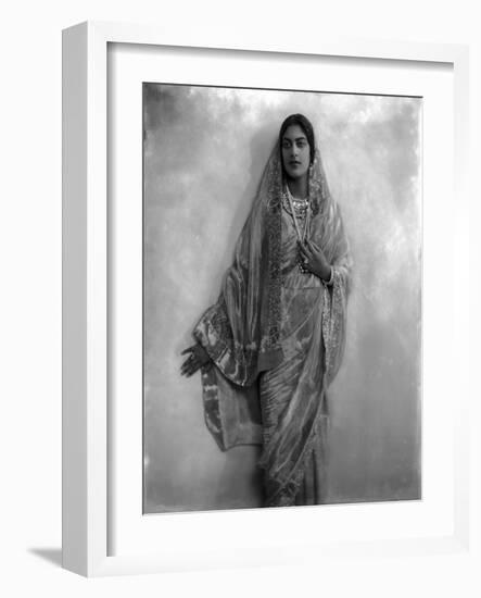 H.H. Rani Shri Amrit Kaur Sahib-James Lafayette-Framed Giclee Print