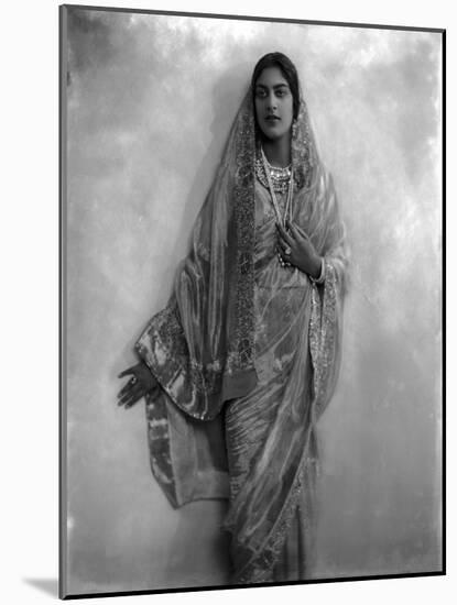 H.H. Rani Shri Amrit Kaur Sahib-James Lafayette-Mounted Giclee Print