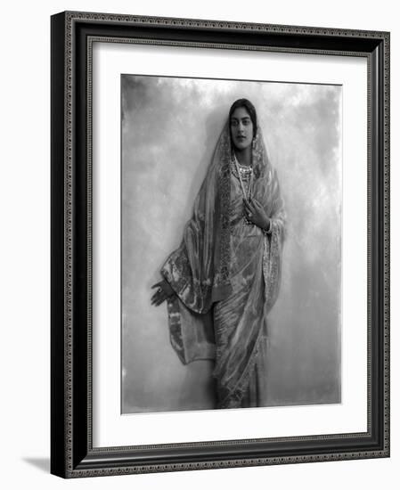 H.H. Rani Shri Amrit Kaur Sahib-James Lafayette-Framed Giclee Print