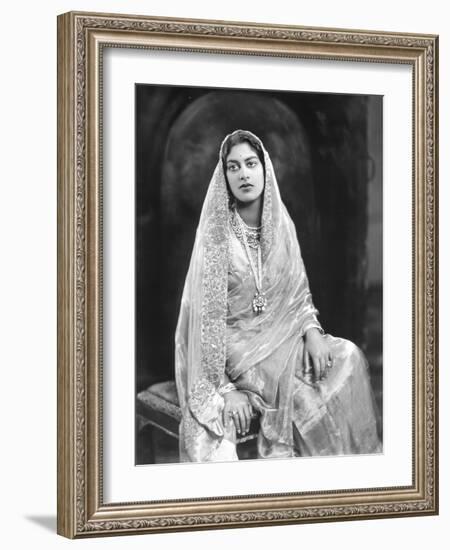 H.H. Rani Shri Amrit Kaur Sahib-James Lafayette-Framed Giclee Print