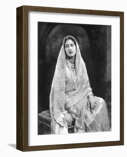 H.H. Rani Shri Amrit Kaur Sahib-James Lafayette-Framed Giclee Print