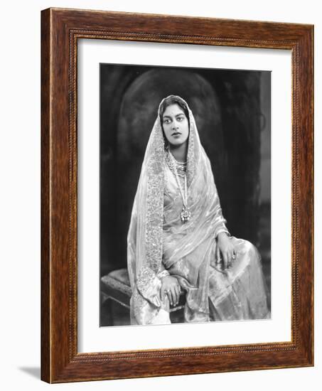 H.H. Rani Shri Amrit Kaur Sahib-James Lafayette-Framed Giclee Print