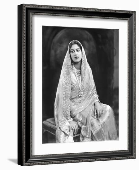 H.H. Rani Shri Amrit Kaur Sahib-James Lafayette-Framed Giclee Print