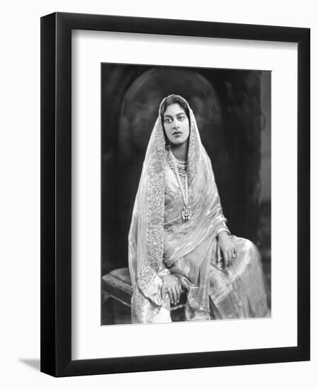 H.H. Rani Shri Amrit Kaur Sahib-James Lafayette-Framed Giclee Print