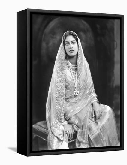 H.H. Rani Shri Amrit Kaur Sahib-James Lafayette-Framed Premier Image Canvas