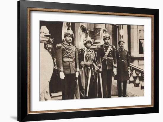 H.H the Maharaja Bhim Shum Shere Jung Bahadur Rana, 1937-null-Framed Photographic Print