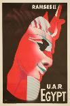 U.A.R. Egypt Poster-H. Hashem-Mounted Giclee Print
