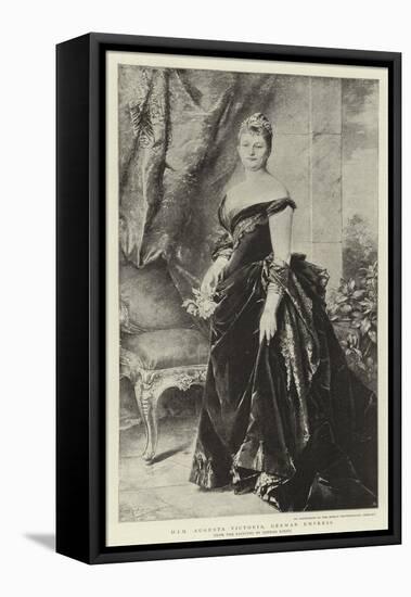 H I M Augusta Victoria, German Empress-Conrad Kiesel-Framed Premier Image Canvas