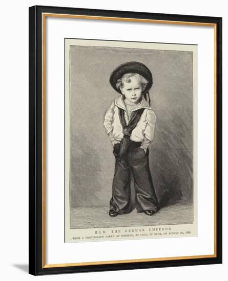 H I M the German Emperor-null-Framed Giclee Print