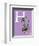 H is for Hat (purple)-Theodor (Dr. Seuss) Geisel-Framed Art Print