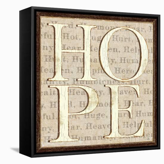 H is for Hope-Pela Design-Framed Stretched Canvas