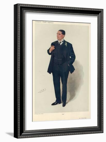 H J Brown-Sir Leslie Ward-Framed Giclee Print