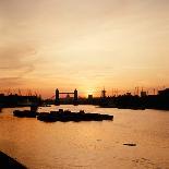 Sunset over Tower Bridge 1966-H Jones-Framed Premier Image Canvas