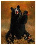 Black Bear with Berries-H^ Kendrick-Art Print