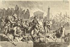 The Emperor Nero Watches Rome Burn-H. Leutemann-Art Print