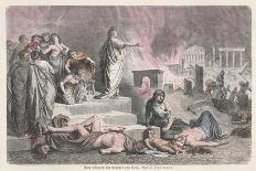 Rome is Sacked Plundered Looted by Gaiseric and His Fellow-Vandals-H. Leutemann-Art Print