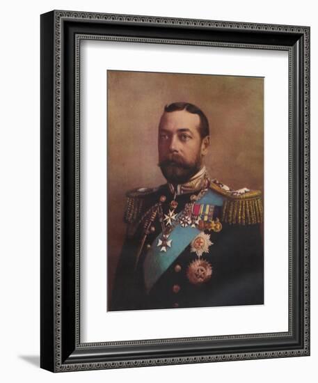 'H.M. King George V', 1917-W&d Downey-Framed Giclee Print