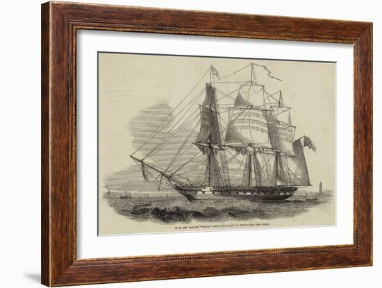 H M New Frigate Thetis-Nicholas Matthews Condy-Framed Giclee Print