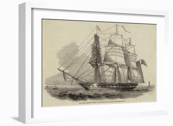 H M New Frigate Thetis-Nicholas Matthews Condy-Framed Giclee Print