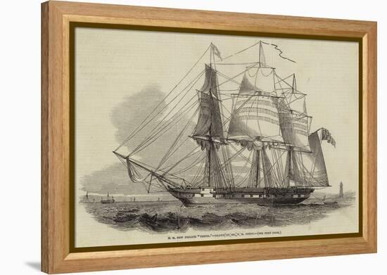 H M New Frigate Thetis-Nicholas Matthews Condy-Framed Premier Image Canvas