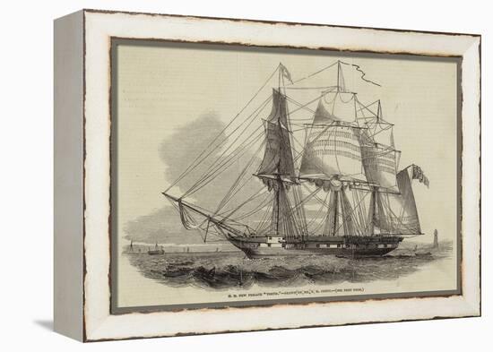 H M New Frigate Thetis-Nicholas Matthews Condy-Framed Premier Image Canvas