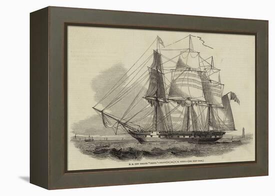 H M New Frigate Thetis-Nicholas Matthews Condy-Framed Premier Image Canvas