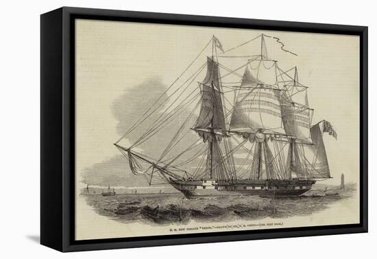 H M New Frigate Thetis-Nicholas Matthews Condy-Framed Premier Image Canvas